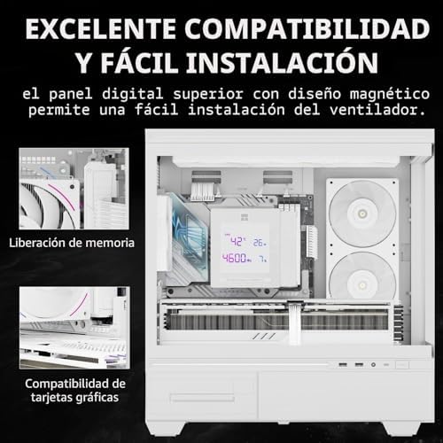 Cooler de ar do processador Thermalright TR Phantom Spirit 120 Digital SNOW, 7 heatpipes de arrefecimento da CPU, ventoinha PWM dupla de 120mm, suporte para AM4/AM5/Intel LGA1700/115X/1200/1851, dissipador de