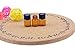Wowlife Amber Glass Vials 5/8 dram 2ml Bottles Amber Glass Essential Oil Bottle with Orifice Reducer and Cap - Pack of 12/24/48 (12 Pcs)