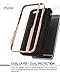 iPhone 6S Case - Vena [vFrame MX][Metallized Button] Slim Fit Hybrid Case for Apple iPhone 6S (2015) / iPhone 6 (2014) - Rose Gold
