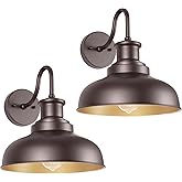 Diyel Outdoor Barn Lights Outdoor Wall Sconces Farmhouse Exterior Wall Mount Light Vintage Wall Lighting Fixture Industrial B