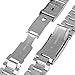Beauty7 20mm Stainless Steel Link Wrist Watch Band Kit Bracelet Strap Replacement Fold Over Clasp