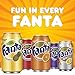 Fanta Orange Mini Cans, 7.5 Fluid Ounce (Pack of 6)