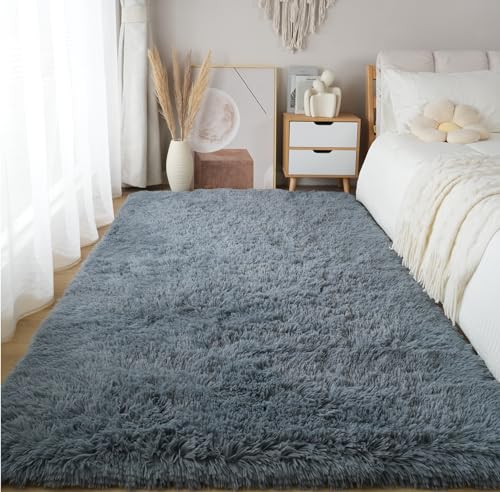 KCHOWUA Fluffy Fuzzy Unicorn Rugs