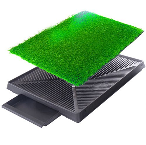 Pet Potty Grass Pads Training Indoor Replacement Outdoor Park Toilet Deluxe