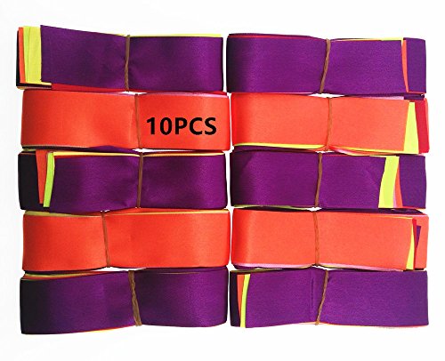 JBBERTH 1M Colorful Gymnastics Rhythm Ribbon Dancer Ribbon Dance Ribbon Rhythm Ribbon - Set of 10