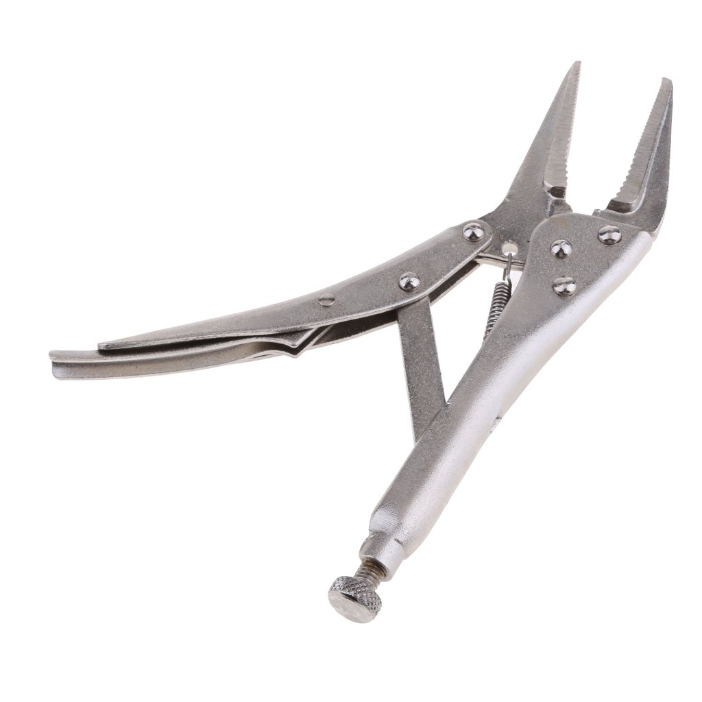 Hand Held Long Needle Nose Mole Locking Vise Vice Grips Jaw Lock Clamp Pliers 9 Inch Amazon In Home Kitchen