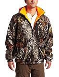 Yukon Gear Men's Reversible Insulated Jacket (Mossy Oak Infinity/Orange, Large)