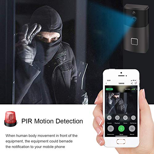 1 Doorbell+Security+166+Degree+Detection+Wireless