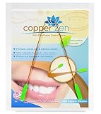 CopperZen 100% Copper Tongue Scraper for an Improved Overall Oral Hygiene, Fresh Breath, Natural Ayurvedic Cleaner by CopperZen