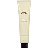JVN No Heat Complete Air Dry Cream, 5 Fl Oz, Hair Smoothing Cream Enhances Your Natural Texture, Curl Cream and Wavy Hair Products, Silicone Free