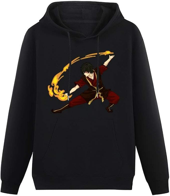 Avatar The Last Airbender Principe Zuko Male's Sweater Black M Amazon.fr Vêtements et accessoires