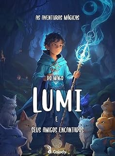 Livro As Aventuras Mágicas do Mago Lumi e seus Amigos Encantados
