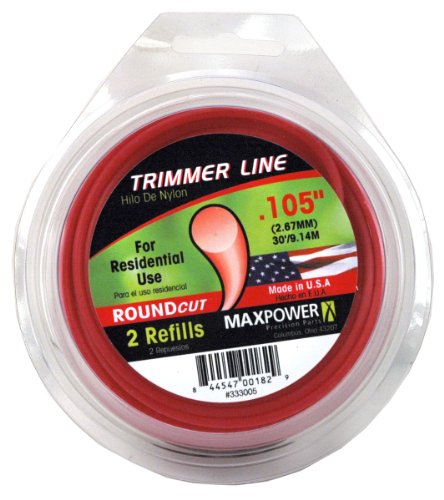 Maxpower 333005 Residential Grade Round .105-Inch Trimmer Line 30-Foot Length