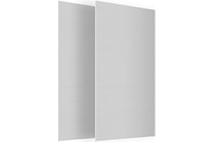 LSWTEIZ 2Pack 6061 T651 Aluminum Sheet Metal 6" x 12" x 1/16"(0.06”) Flat Plain Thin Aluminum Plate Covered with Protective Film, 1.5mm Heat Treatable Rectangle Aluminum Metal Plate for Crafting, lndustry