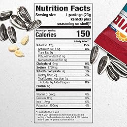 DAVID Roasted and Salted Sunflower Seeds, Ranch