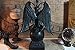 Pacific Giftware Large Baphomet On Pedestal in Faux Stone Finish Statue