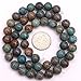 SHG 8mm Round Smooth Blue Crazy Lace Agate Beads Natural Gemstone Agate Beads For Jewerly Making Beads Strand 15 inches Jewelry Making Beads Spacer Beads
