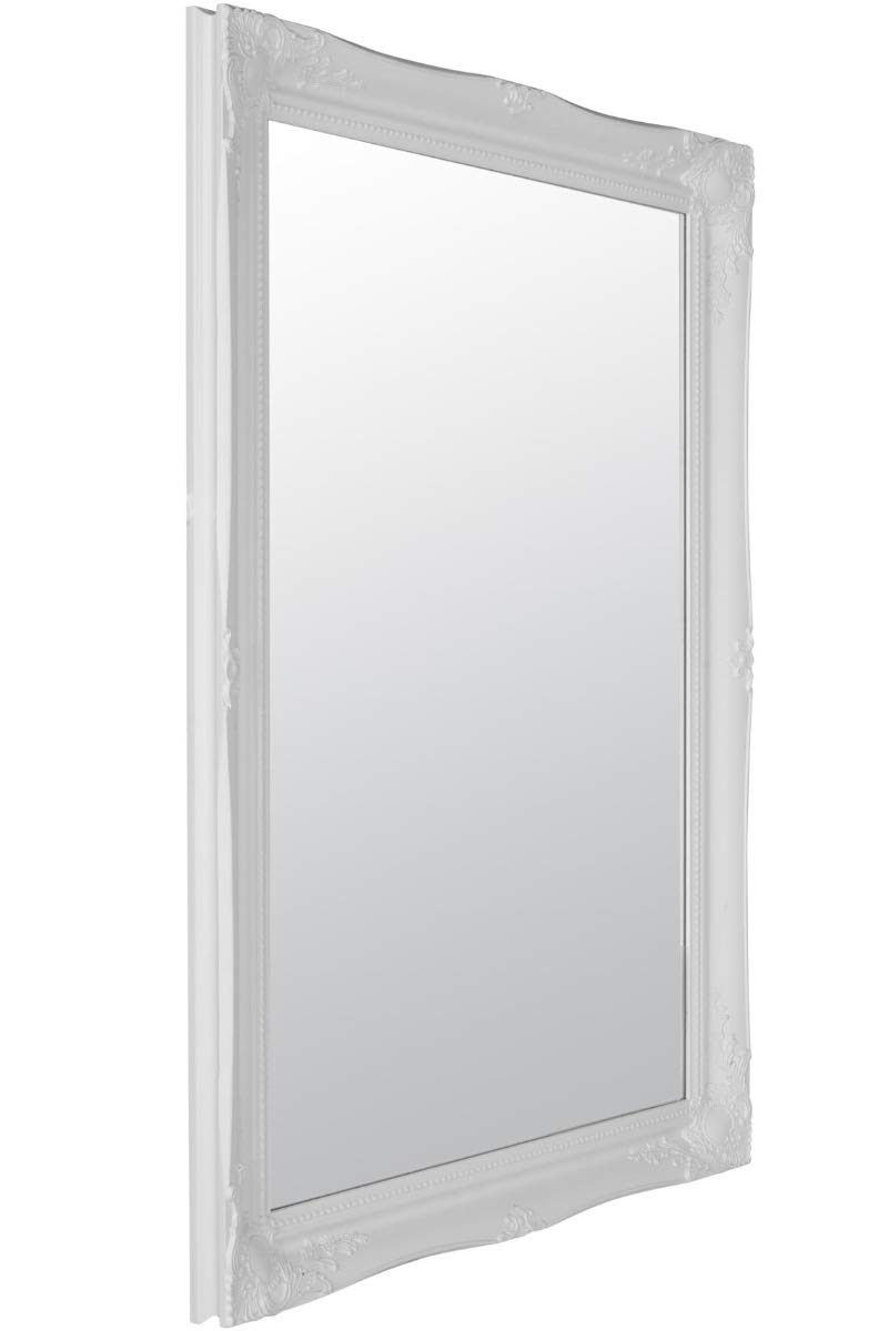 3FT6 X 2FT6 WHITE FRAMED BEVELLED WALL MIRROR NEW Beautiful Ornate Design Shabby Chic Over Mantle Big Wall Mirror. GL28