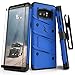 Samsung Galaxy Note 8 Case, Zizo [Bolt Series] Free [Curved Full Glass Screen Protector] Kickstand[12 ft. Military Grade Drop Tested] Holster Note 8