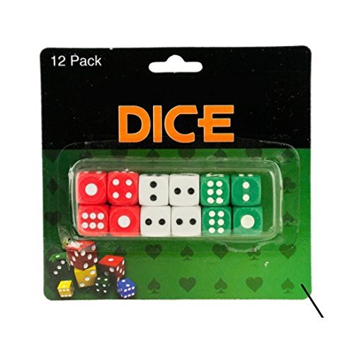 12 Vegas Style Dice