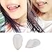 Kangkang@ 2PCS Halloween Party Cosplay Costume Prop Decoration Vampire Dentures Fangs Tooth Horror False Teeth Size 13mm with Case