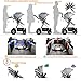 Newborn Baby Stroller by Cynebaby – Converts from Luxury Bassinet Seat to Infant Pushchair – Grey