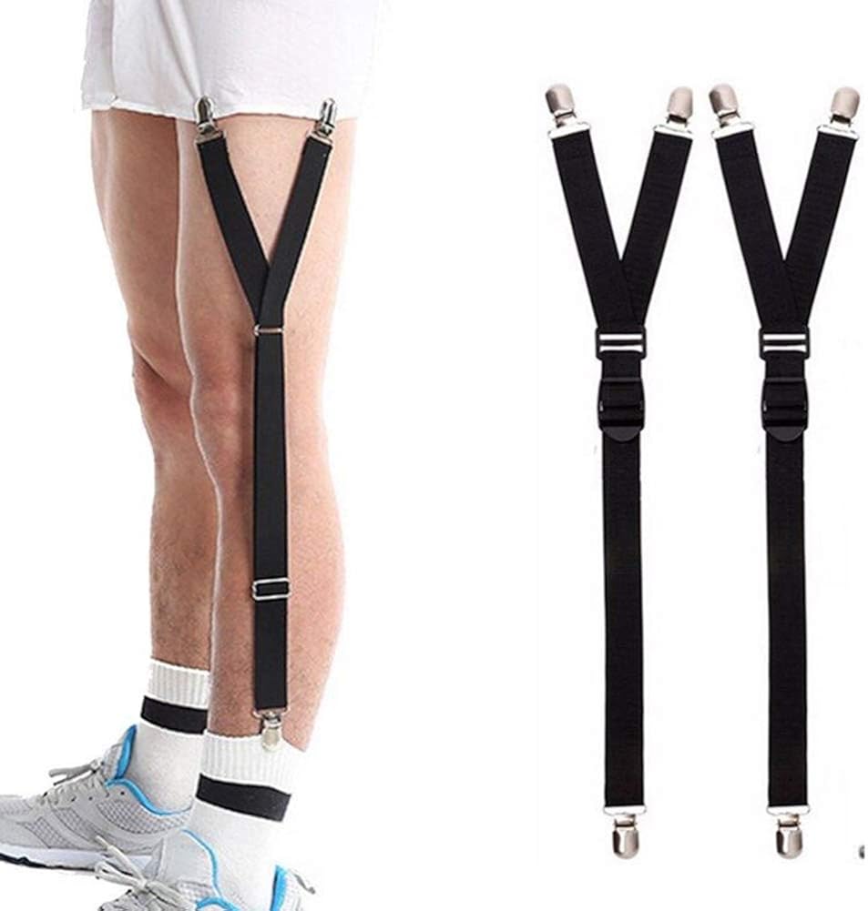 dds5391 Comfortable 1 Pair Military Stirrup/Y Style Shirt Holder