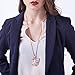 BlueTop(TM) Korea Women Grade Swan Opal Long Pendant Crystal Sweater Necklace
