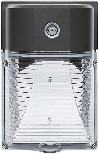 DXpro LED Outdoor Security Wall Pack Lighting 26W, (150 - 200W Replacement), 10 Year Warranty, Dusk to Dawn Photocell, Cool White 5000K, 2,860 Lumen, ETL, DLC, CE &amp; RoHS, Weatherpoof IP65