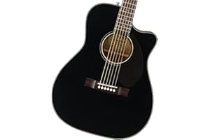 Fender CC-60SCE Concert Acoustic Guitar - Black
