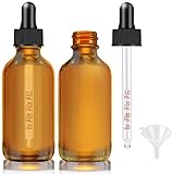 Bumobum Dropper Bottle 2 oz, 2 pack Amber Glass Eye