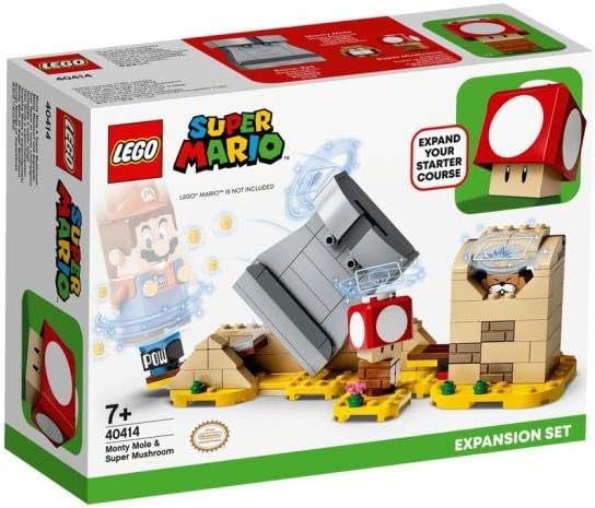 LEGO 40414 Super Mario Monty Mole & Super Mushroom Expansion