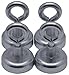 4 Eye Bolt Neodymium Hook Magnets - Each Holds up to 25 Pounds