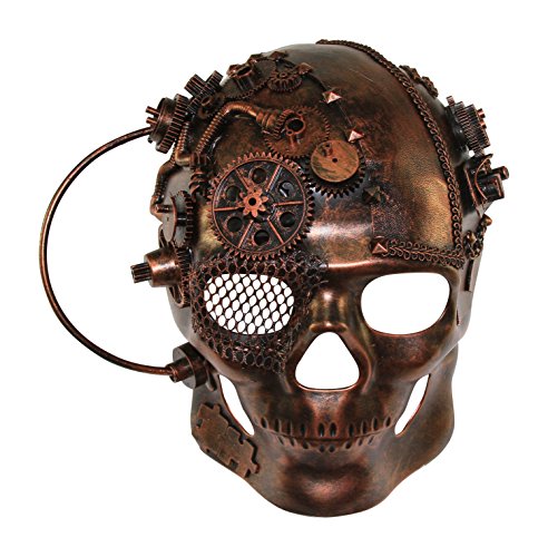 KAYSO INC The Terminator SteampunkFull Face Skull Masquerade Mask