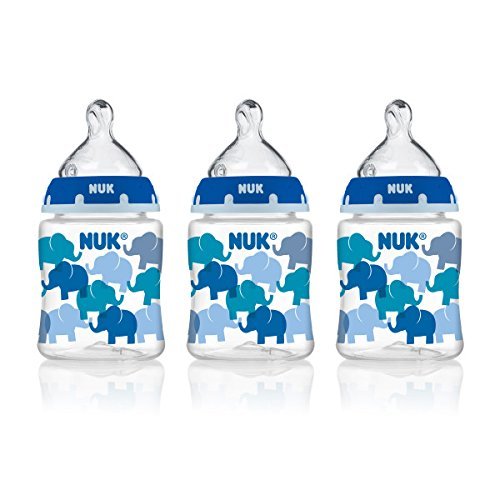 Nuk 62743 elephants baby bottle with perfect fit nipple…