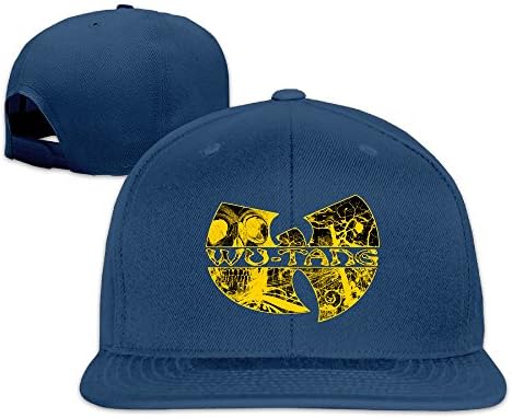 Pattern Snapback Hats Cap Wu-Tang Clan Logo Flat