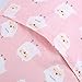 Kids Toddler Pillowcases - 2 Pack Pillowslip Case Fits Pillows Sized 13 x 18 or 12x 16 for Kids Bedding Pillow Cover Pink/White Owl Baby Pillow Cases - by UOMNY