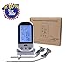 GOGOGOFUN Wireless Grill Thermometer Display Roasting Thermometer BBQ /Meat/ Steak Roasting Oven silver