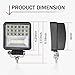 OFFROADTOWN LED Pods, 4'' 84W Off Road Driving Lights LED Pod Fog Lights Flood Spot Combo LED Truck Light for ATV SUV Hunters Boat Motorcycle