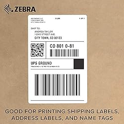 Zebra GX430t Thermal Transfer Desktop Printer Print