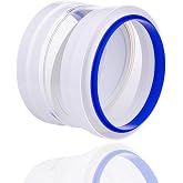 BRDUROBLA 6 Inch 7 Inch Draft Blocker Backdraft Damper Duct Draft Stopper One-Way Airflow Ducting Insert Backflow Preventer Inline Fan Vent Deflector for Flexible Hose