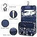 Narwey Hanging Travel Toiletry Bag Cosmetic Make up Organizer for Women and Girls Waterproof (Blue Galaxy)