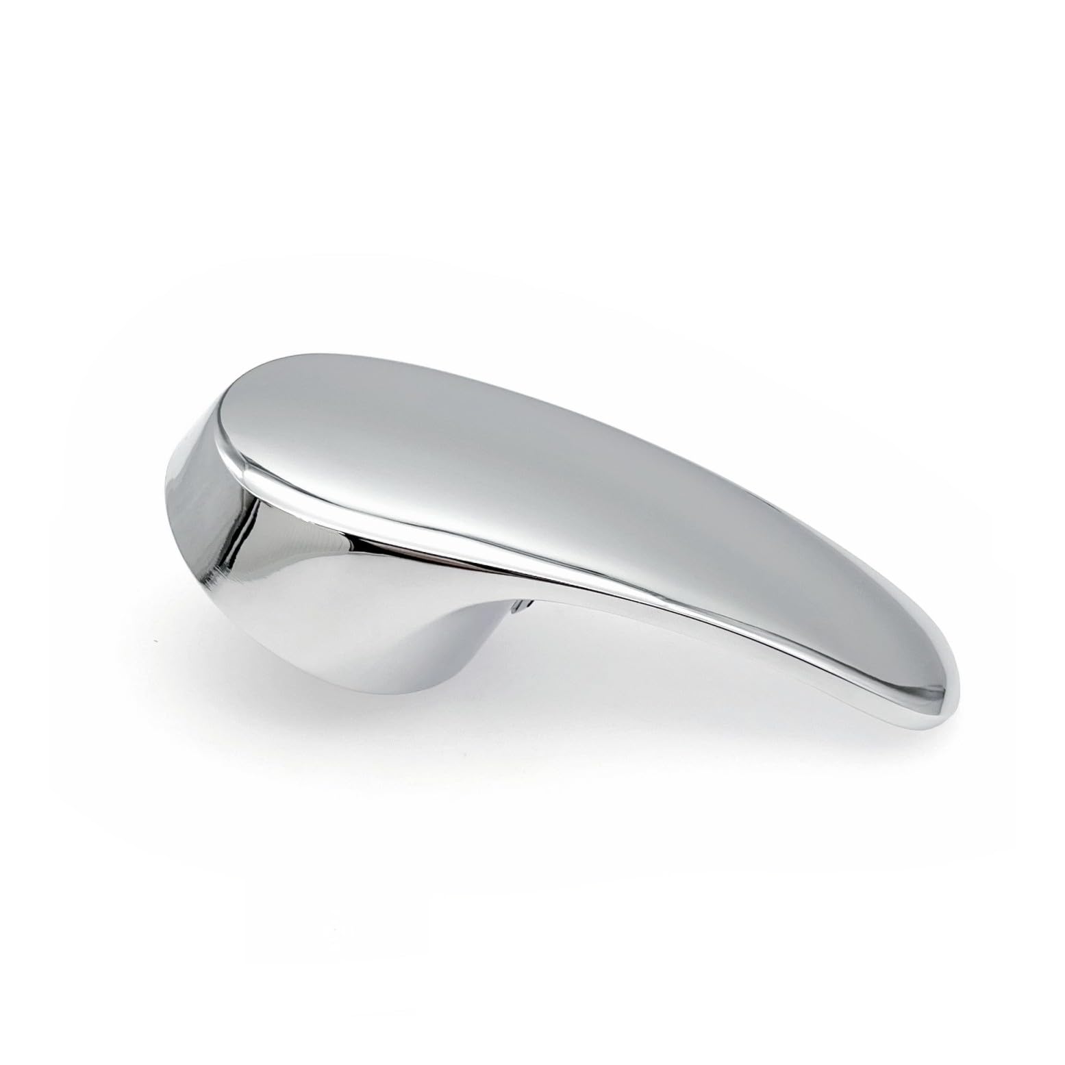 JZK 40# Zinc Alloy Round Tap Handle with Hot and Cold Colour Marked, Faucet Lever for Kitchen Sink, Bathroom Basin, Bath Tub