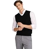 State Cashmere Men&rsquo;s Classic Sleeveless Sweater Vest 100% Pure Cashmere V-Neck Style Pullover