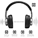 Active Noise Cancelling Bluetooth Headphones, iDeaUSA Wireless Headphones with Microphones Over Ear Headphones with Airplane Adapter HiFi Stereo Sound 16 Hours Playback - Black/Grey