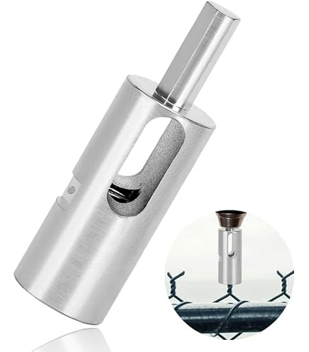 100 Attaches Pour Clôture à Mailles - Fil D'acier Préformé 1 5/8 OD X 8 - Style EZ Twist