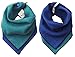 kishu baby Boy's Reversible Bandana Bib 3-Pack Set A, Multicolor, One Size