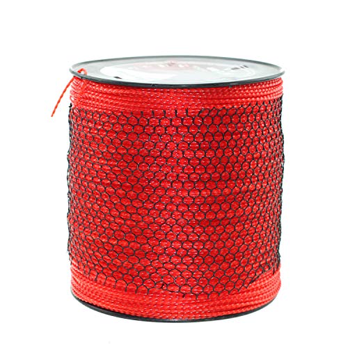 Parts Camp Premium Spiral Trimmer Cord .095 in 5 LB Trimmer Line 1765 Foot Spool Red Heavy-Duty Trimmer Cord
