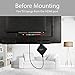 TotalMount Holder for Amazon Fire TV with 4 K Ultra HD with Smart Heat Management HDMI Cable Extension 0.6 m 3 Mounting Options Black