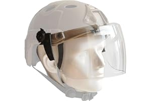 V3COOGOGEAR Tactical Clear Face Shield Visor for Airsoft MICH Fast Helmet